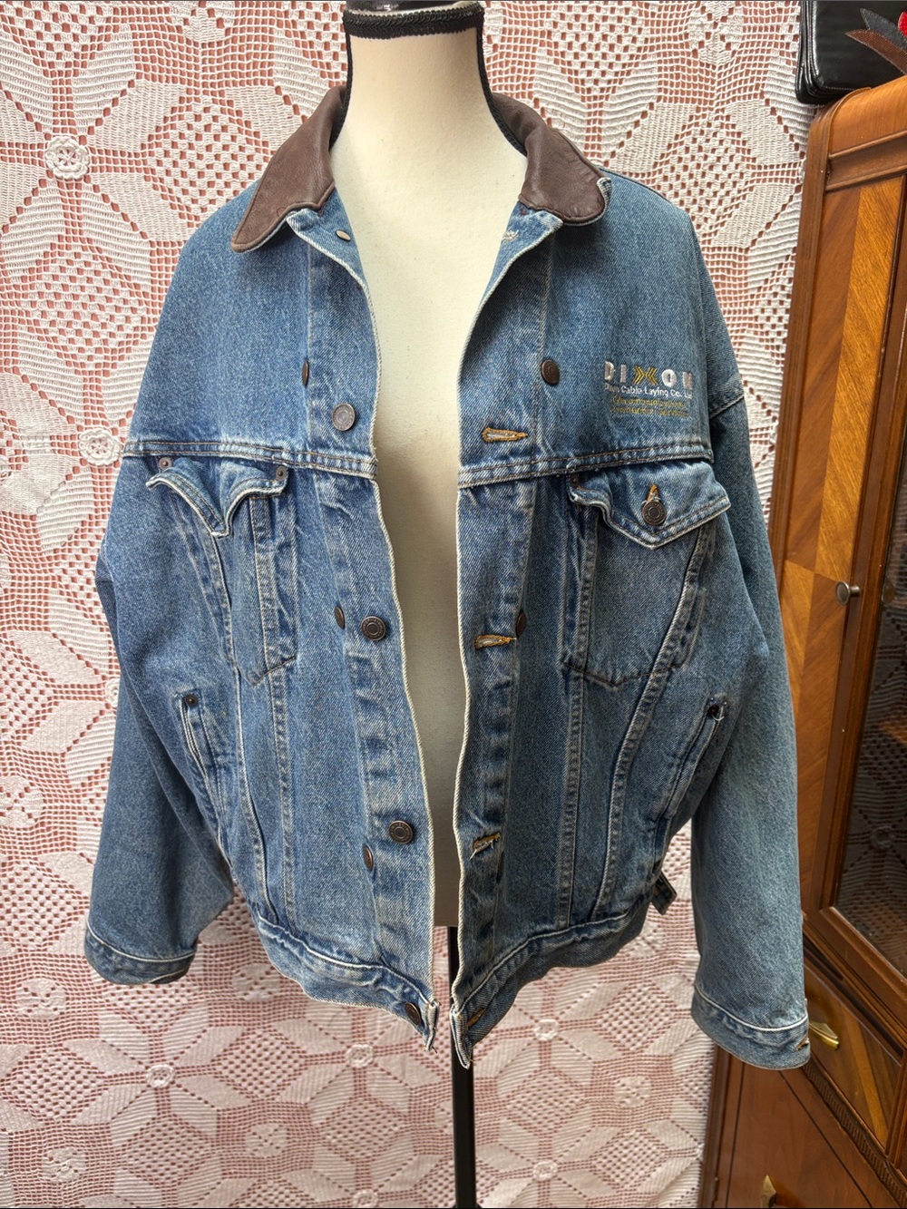 Vintage iD Wear Denim Jacket Sz LG